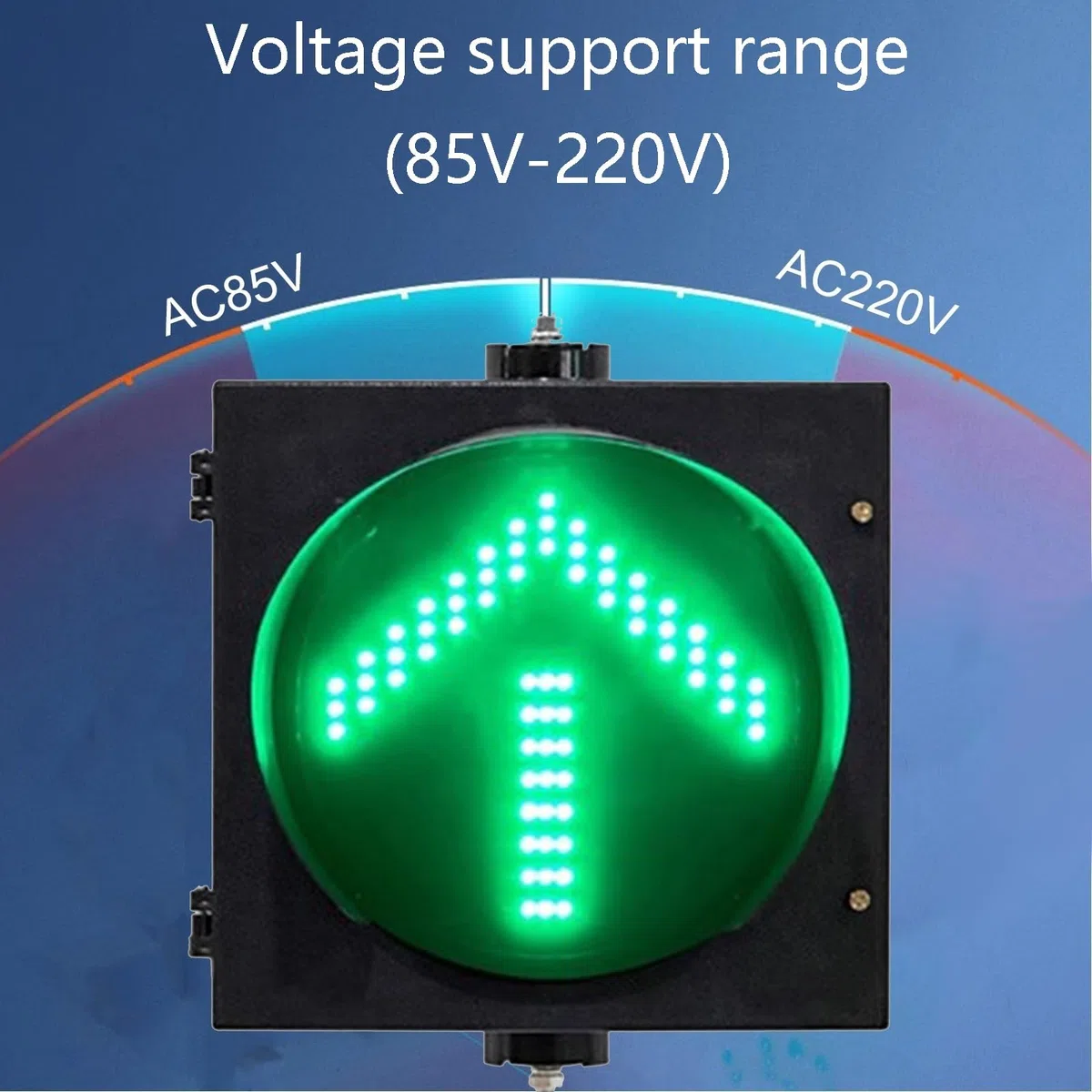 Feu De Circulation Vert, Feu De Signalisation Industriel, Lampe Témoin LED, avec Pare-Soleil, Adapté aux Parkings, Gares De Péage et Chantiers De Construction(30 cm/12 in)
