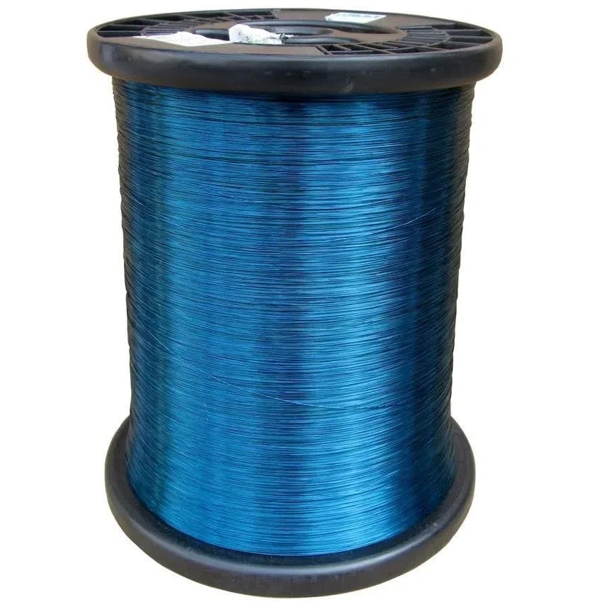 Fil émaillé bleu 1000G 2UEW, fil de cuivre émaillé, soudage Direct, fil émaillé QA-1/QA-2/155 1KG/rouleau(0.14mm-1000g)