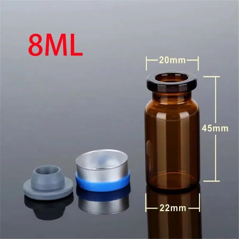 Équipements et fournitures de laboratoire 100/PK Bouteille vide en verre marron de 10 ml 1 2 3 7 15 20 25 5