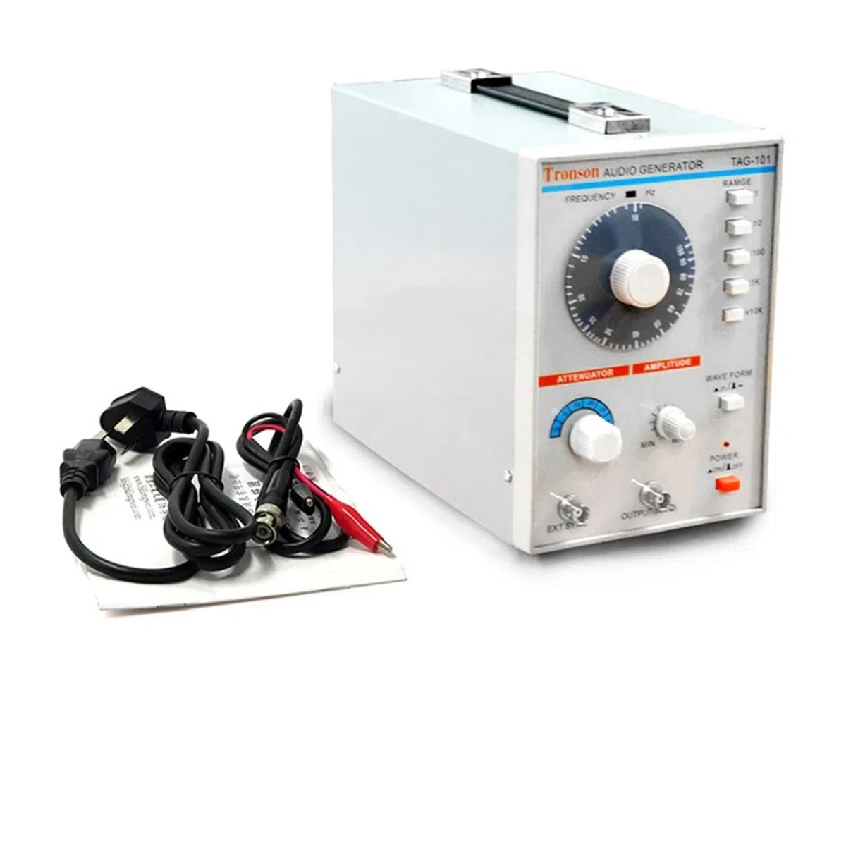 Générateur de Signal Audio basse fréquence AC 100-240V TAG-101, Source de Signal 10Hz-1MHz