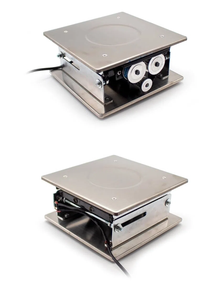 Plate-forme de levage électrique, élévateur réglable à distance, petit support de levage, station coulissante en ciseaux, charge mobile 10 kg, 150 x 150 mm