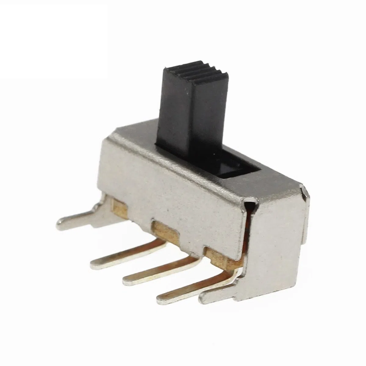1000 pièces SS12F23 SS12F23VG5 0.5A 50V interrupteur à bascule 3PIN 1P2T 90 degrés aiguille incurvée interrupteur coulissant poignée haute 5mm