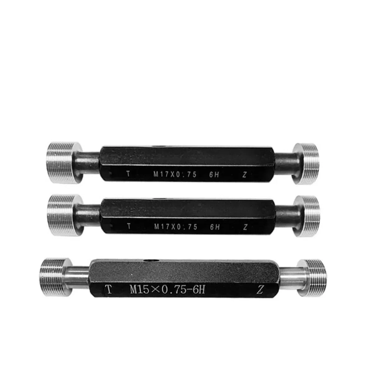 Calibre tampon avec filetage métrique fin 1 pièce 6H M10-15.5 M10M11M12M12.5 M13M14(M12X1.75-6H)