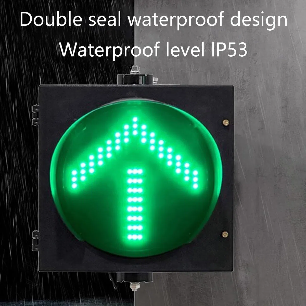 Feu De Circulation Vert, Feu De Signalisation Industriel, Lampe Témoin LED, avec Pare-Soleil, Adapté aux Parkings, Gares De Péage et Chantiers De Construction(30 cm/12 in)