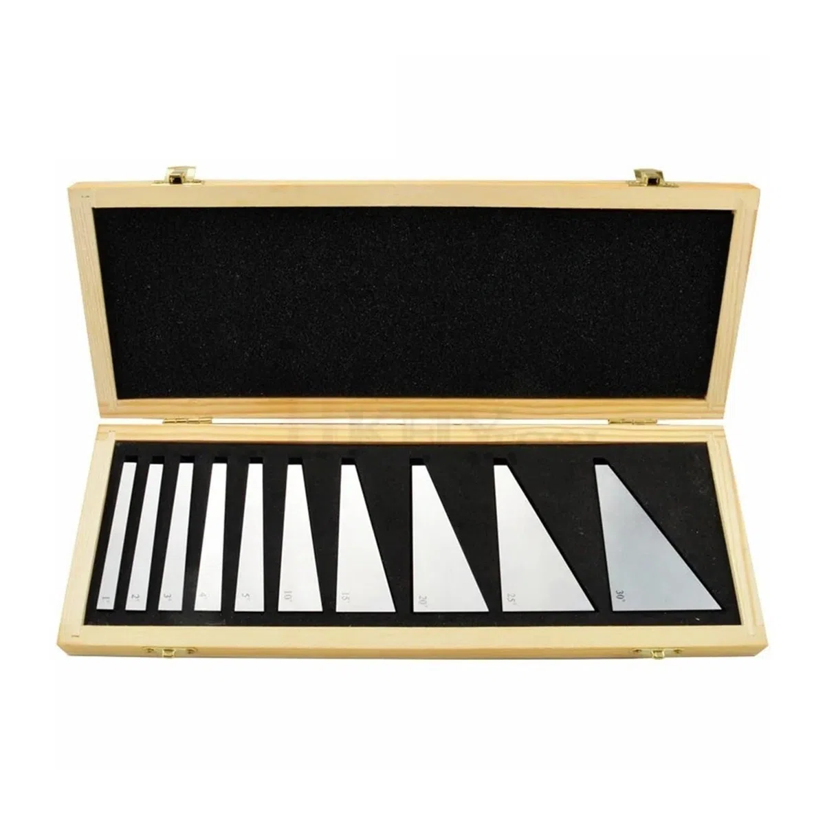 jeu de bloc de jauge angle pour machiniste For12pcs jeu de blocs d'angle de précision 1/4 à 30