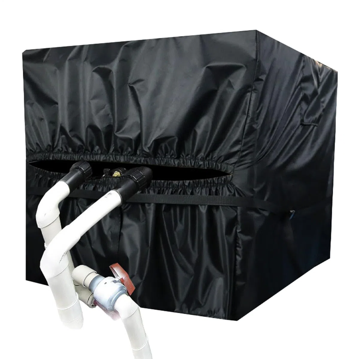 Housse de pompe à chaleur, housse d'équipement de pompe de piscine, pare-soleil résistant à la neige pour la plupart des chauffages, protection d'équipement de piscine