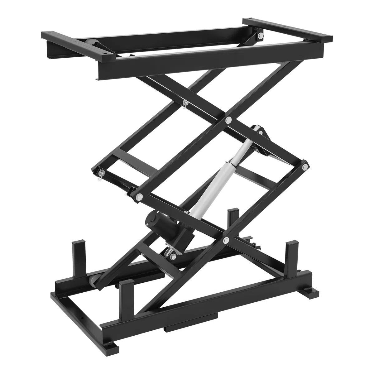 Table élévatrice électrique - Table de levage hydraulique - Table pour roulement - Transport de matériaux - Hauteur réglable de 26 à 5 à 127 cm - Charge maximale : 63 à 5 kg - Avec télécommande - Pour