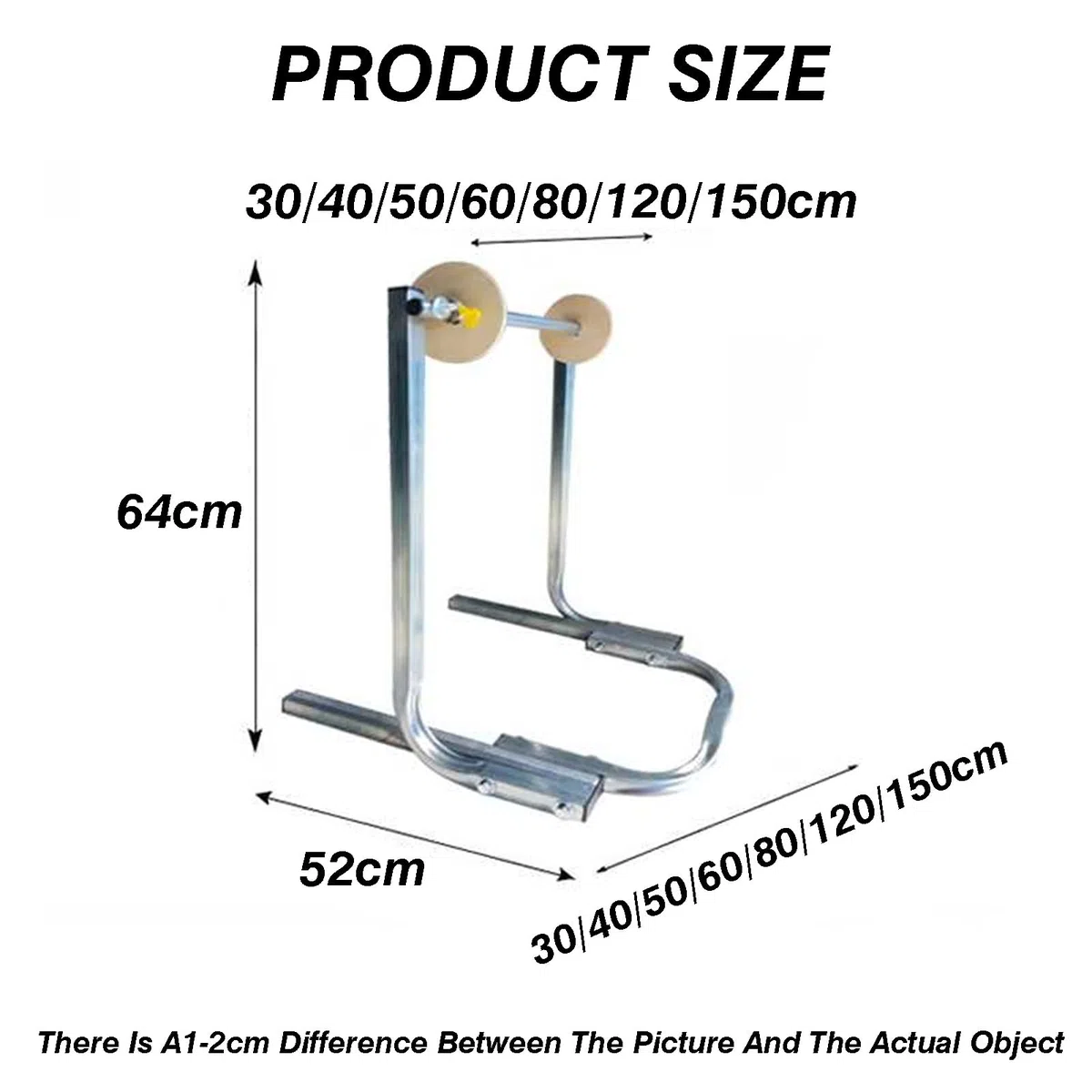 Distributeur manuel de rouleau de papier bulle de table, support en mousse EPE en coton galvanisé, capacité de 50 kg